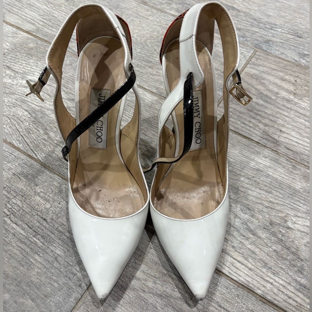 Jimmy Choo Black and White Heels